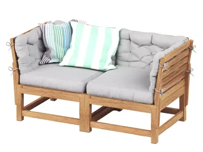 NAMMARO Modular 2-seater sofa with cushions IKEA 3D model