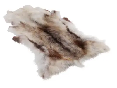 European Rug Cowhide 16 3D model