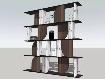 sketchup Bookshelf  3D model