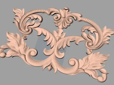 3D carved model furniture 3D design used for artcam aspire E779 3D model