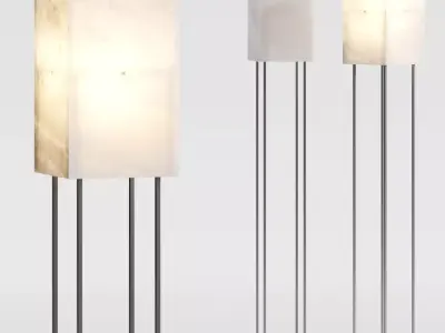 Dema Alabastro Floor Lamps 3D model