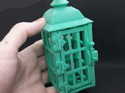 Wooden lamp 3d print 3D print model