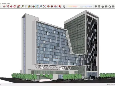 Sketchup Hotel G7 3D model