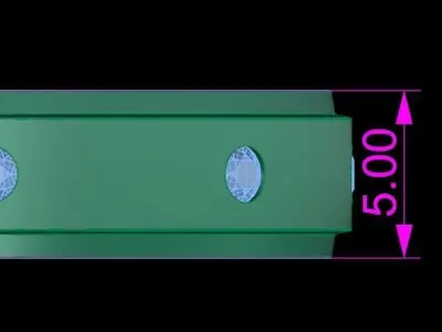 Box Diamond Band Infinity Band Fashion Engagement  Ring Size7 3D print model