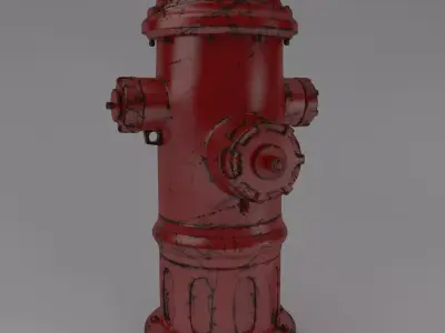 Fire hydrant 3D model