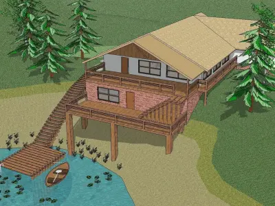 Creative Design-Holiday Cabin-089 3D model