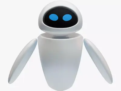 EVE - WALL-E Low-poly 3D model