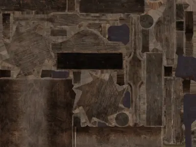 NANITE REAL-TIME MEDIEVAL STRETCHING TABLE - TORTURE DEVICE Low-poly 3D model