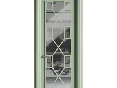 Modern entrance door 45 3D model