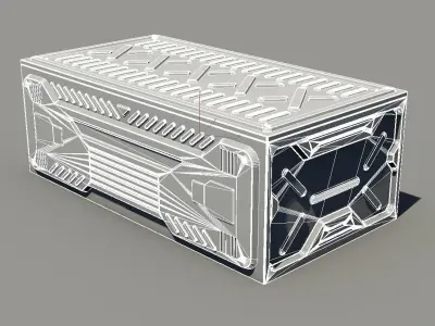 Sci-fi asset - Container 3D model