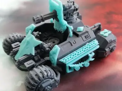 Wolf viking space marine ATV upgrades 3D print model