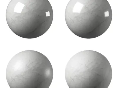 Marble Material and Porcelain Stoneware Tiles - Set 14 Texture