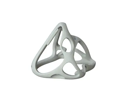 SciFi Cube Object No 62162 Low Poly Shape Low-poly 3D model