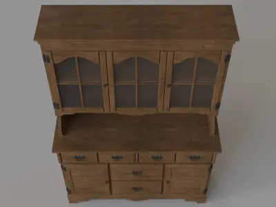 Vintage Buffet 3D model