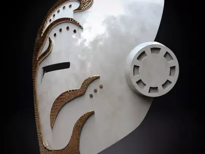 Jedi Temple Mask Star Wars  3D print model