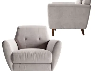 Artesia Armchair 3D model
