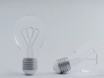 Light Bulb Free 3D model 9