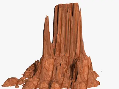 Canyon 3D Model yosemite mountain 3D model