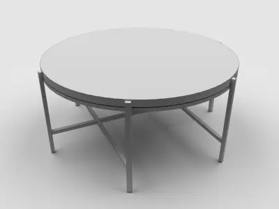 Sunpan Coffee Table - Round Low-poly 3D model