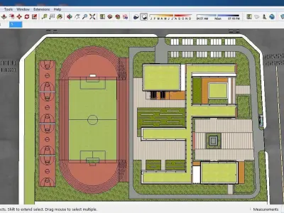 Sketchup School and University G3 3D model