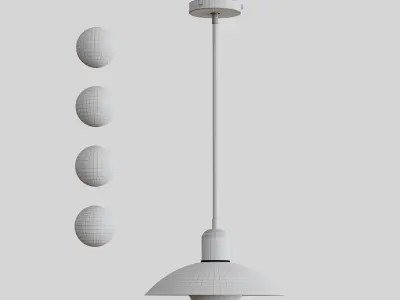 Arundel Orb Pendant 5 color combination 3D model