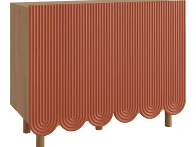 Mira 2-door sideboard 3D model