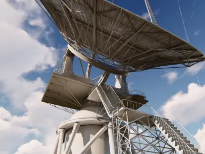 Satellite dish 3D model