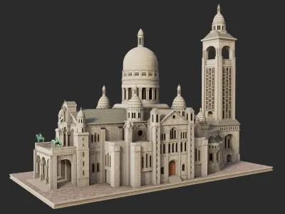Sacre Coeur 3D model