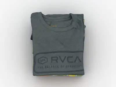 T-Shirts 4 stack of clothes 3D model