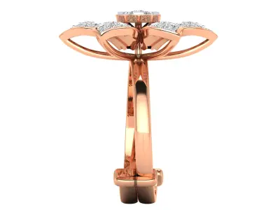Women Ring Render 3dm STL MTL SLC JCD OBJ FBX Details 3D print model 43