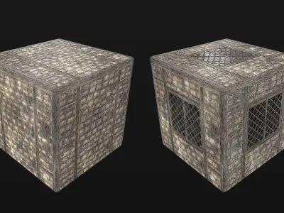 PBR Medieval Wall Texture