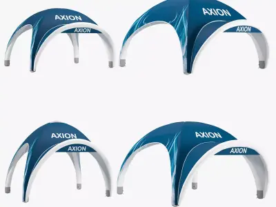 Tents Lite inflatable no walls Axion 3D model