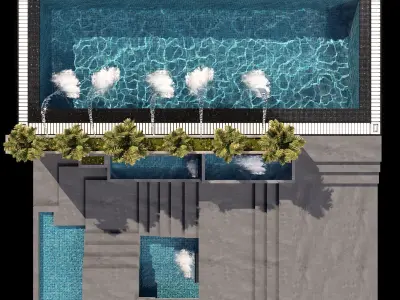 SWIMMING POOL NO68 A 3D model