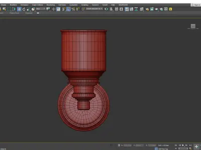 Windham Sconce Low-poly 3D model