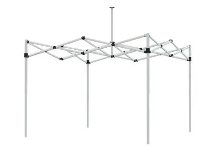 Express tent 3x3 m Low-poly 3D model