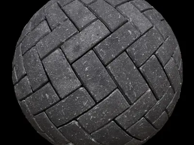 Sidewalk Brick Tiles Texture
