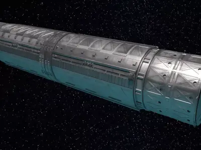 Space Module 001 3D model