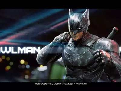 SUPERHERO GAME CHARACTERS - BUNDLE EDITION 3D Model Pack