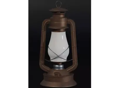 Lantern old fashioned 3D model