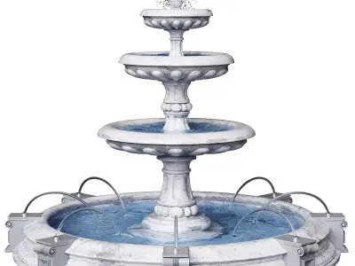 Fountain 3D model order
