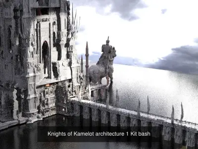 King Arthur Camelot Collection  3D Model Pack