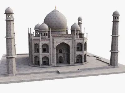 Taj Mahal 3D model