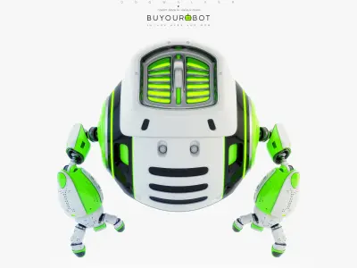 Dog walker IV bot 3D model