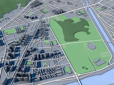 Gyeongju South Korea Ancient Silla Capital Historical Landmarks  3D model