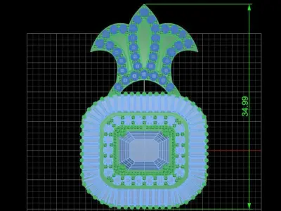 Pendant 0012 3D print model