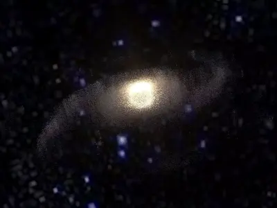 Seyfert Galaxy 3D model