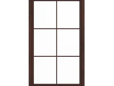 Wooden Window 11 3D model
