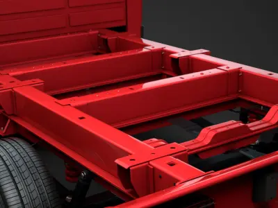 Ram Promaster Cargo Chassis Truck Single Cab 3000 WB 2019 3D model