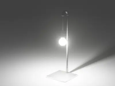 disk lamp Free 3D model