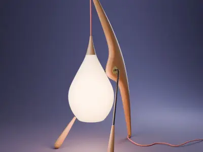 Rispal table lamp 3D model